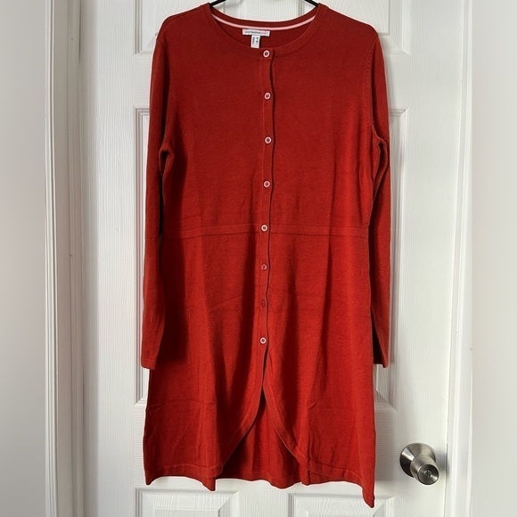 NWOT Isaac Mizrahi Live Long Line Cardigan Duster Size M - Picture 1 of 7
